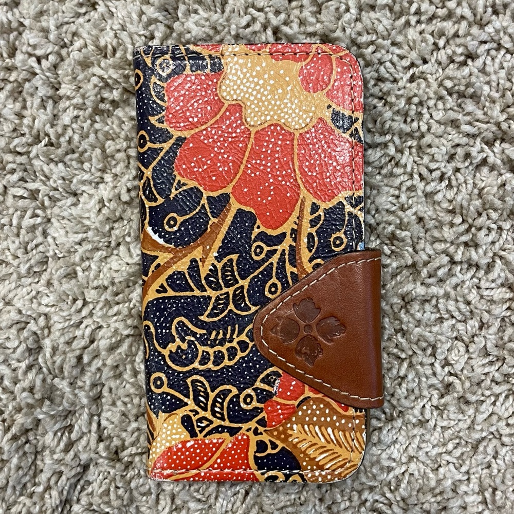 Patricia Nash Floral iPhone Leather Wallet